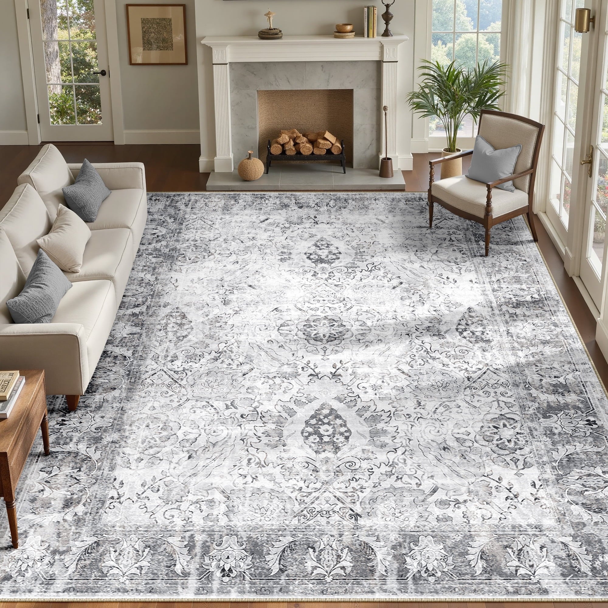 Boho Area Rug 9'x12'