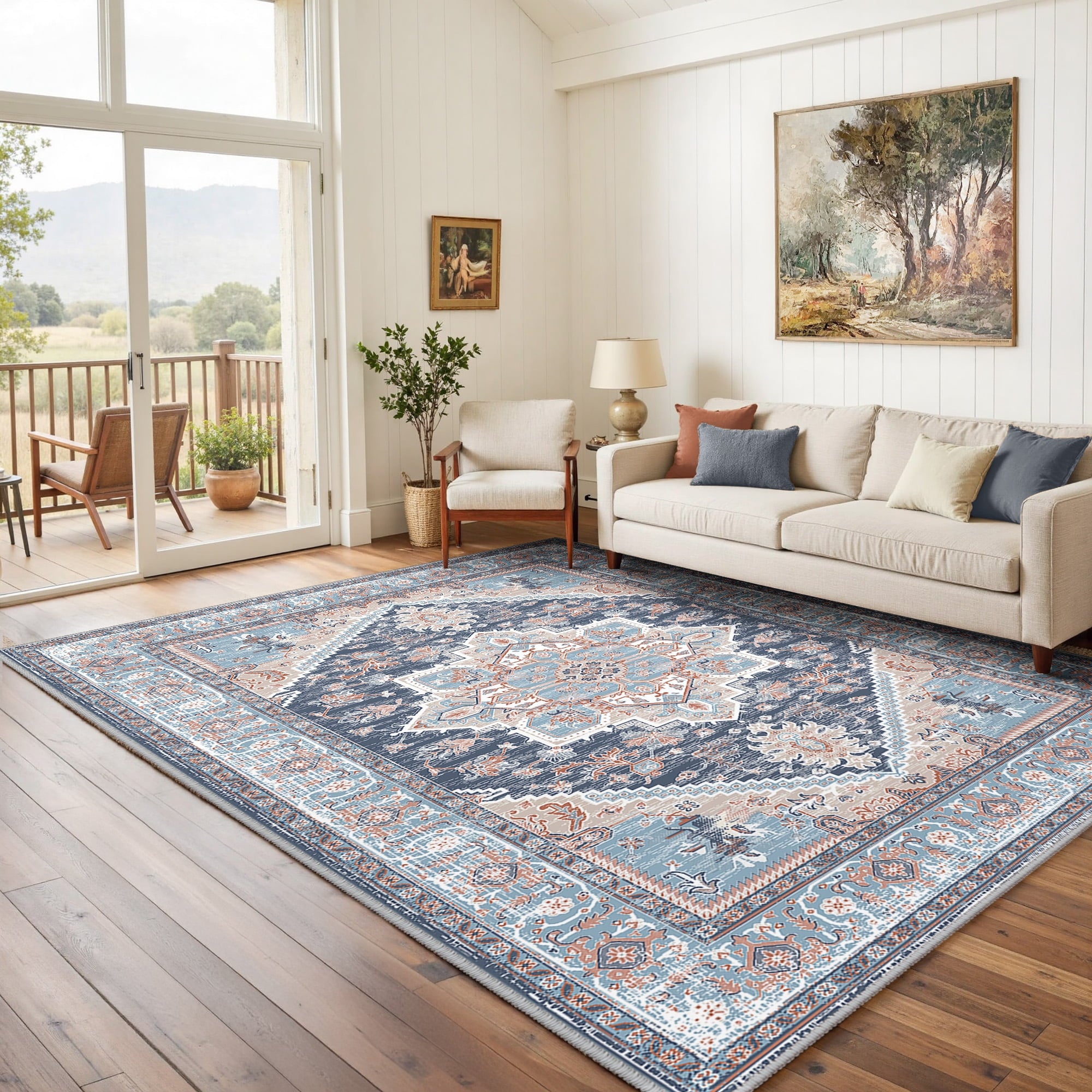 Area Rug 5'x7' Washable