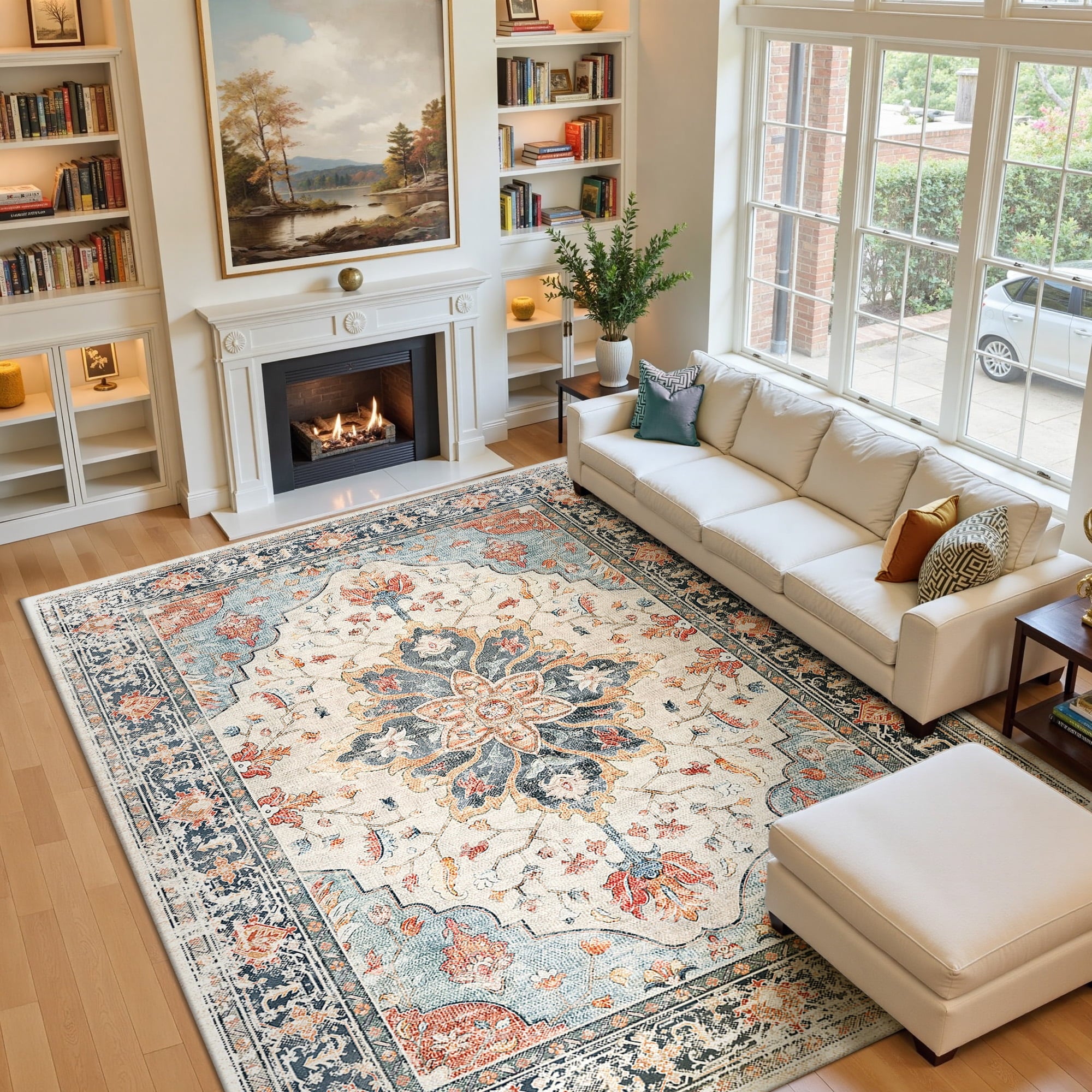 Area Rugs 9'x12' for Living Room