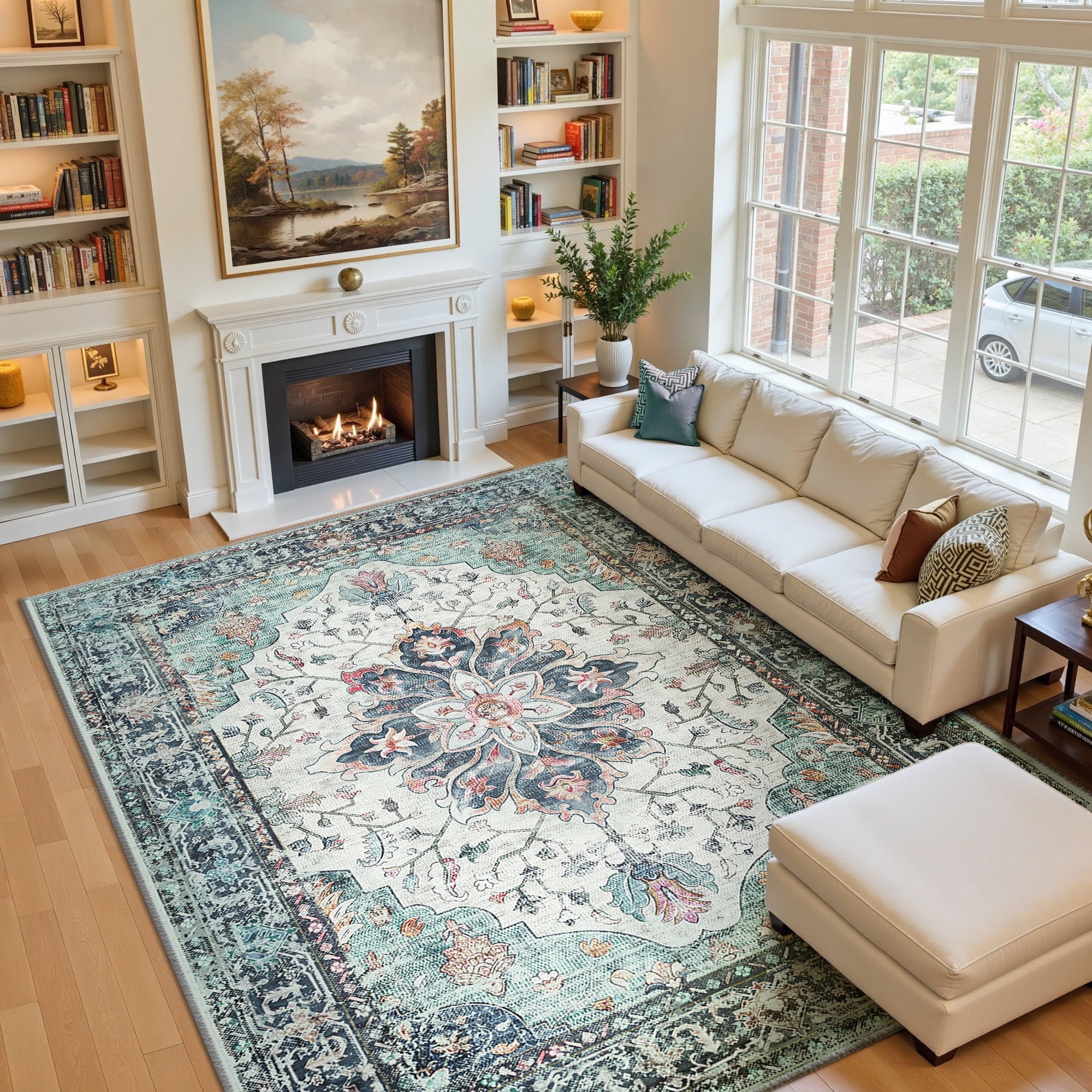 Area Rugs 9'x12' for Living Room