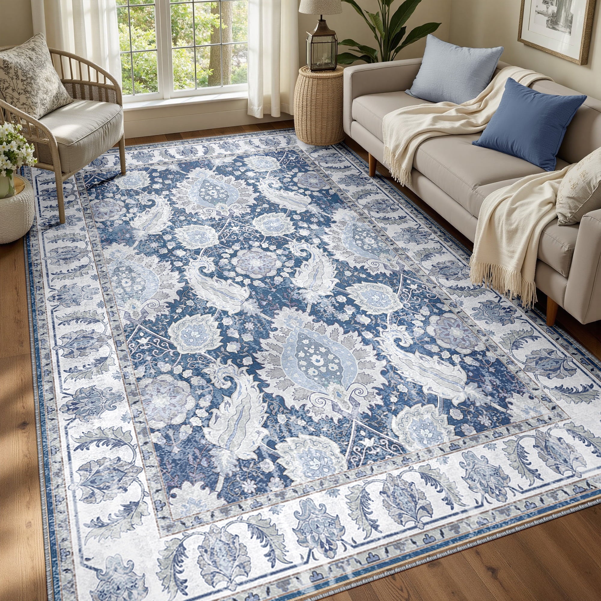 Boho Area Rug 5'x7'