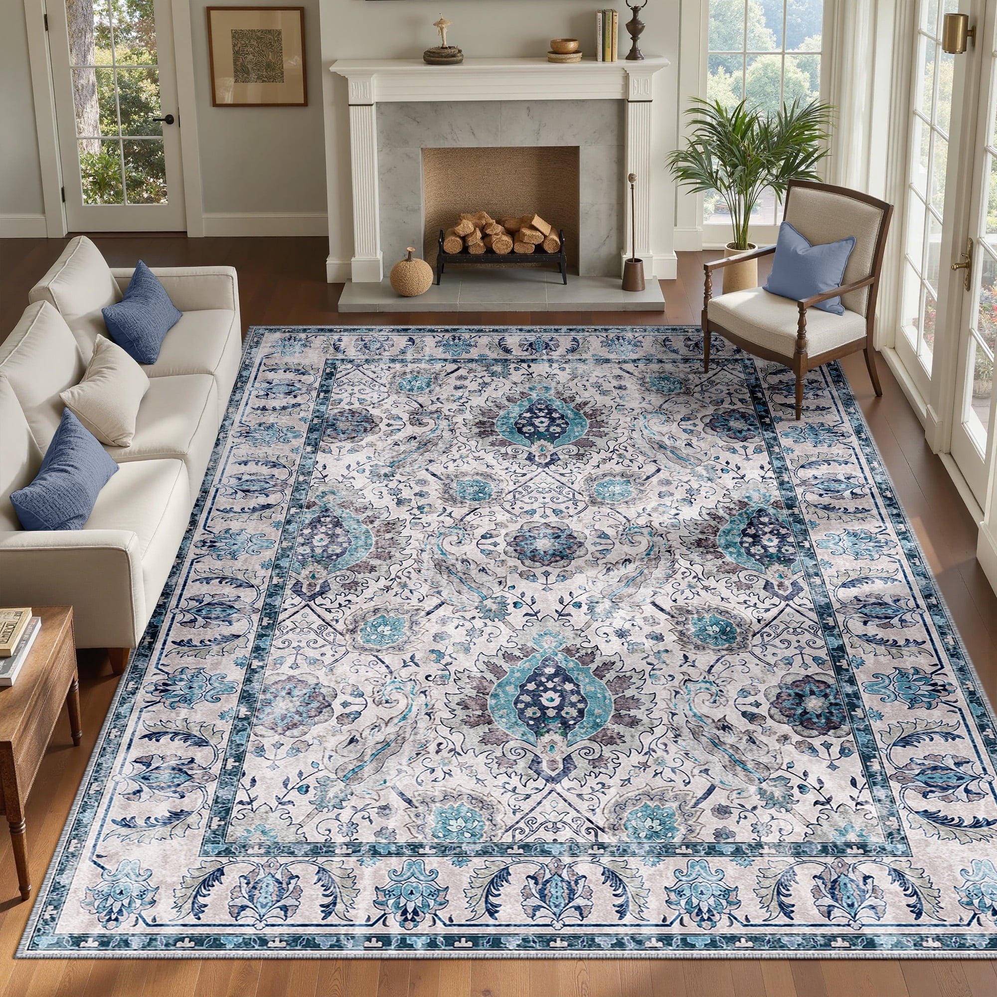 Boho Area Rug 8'x10'